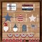 18 Pcs 4th of July Tiered Tray Decor Set – Rustic Patriotic Independence Day Decorations, Vintage Farmhouse Wooden Red White Blue Gnome Table Accents for Tiered Trays